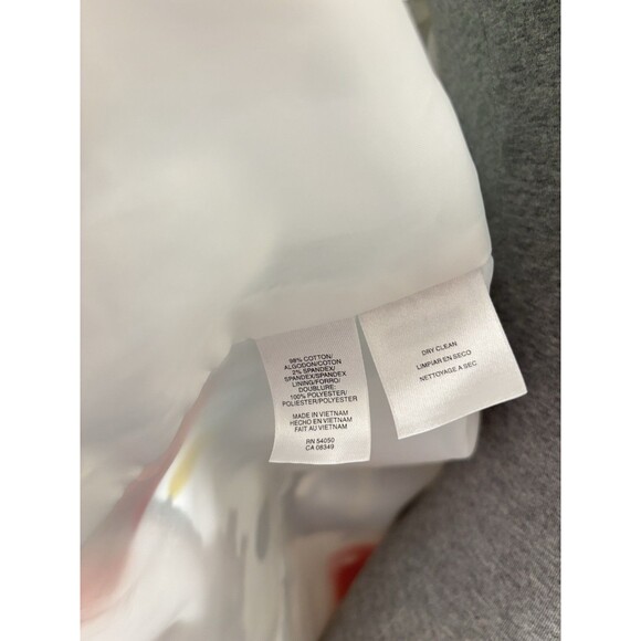 Evan Picone Woman Size 16W White Multicolored Floral Paint Splatter Print Blazer - Picture 8 of 8